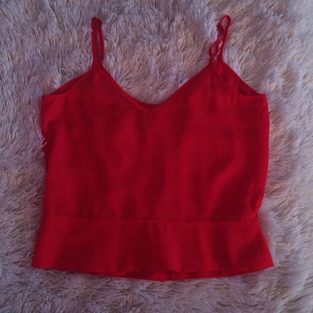 Red Ruffly Tank Top - Picture 4 of 4